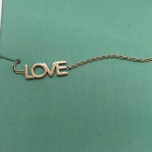 Maya Brenner Love Bracelet Gold Colored